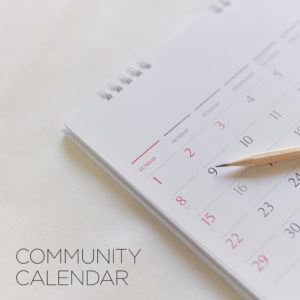 View or add to our Community Calendar