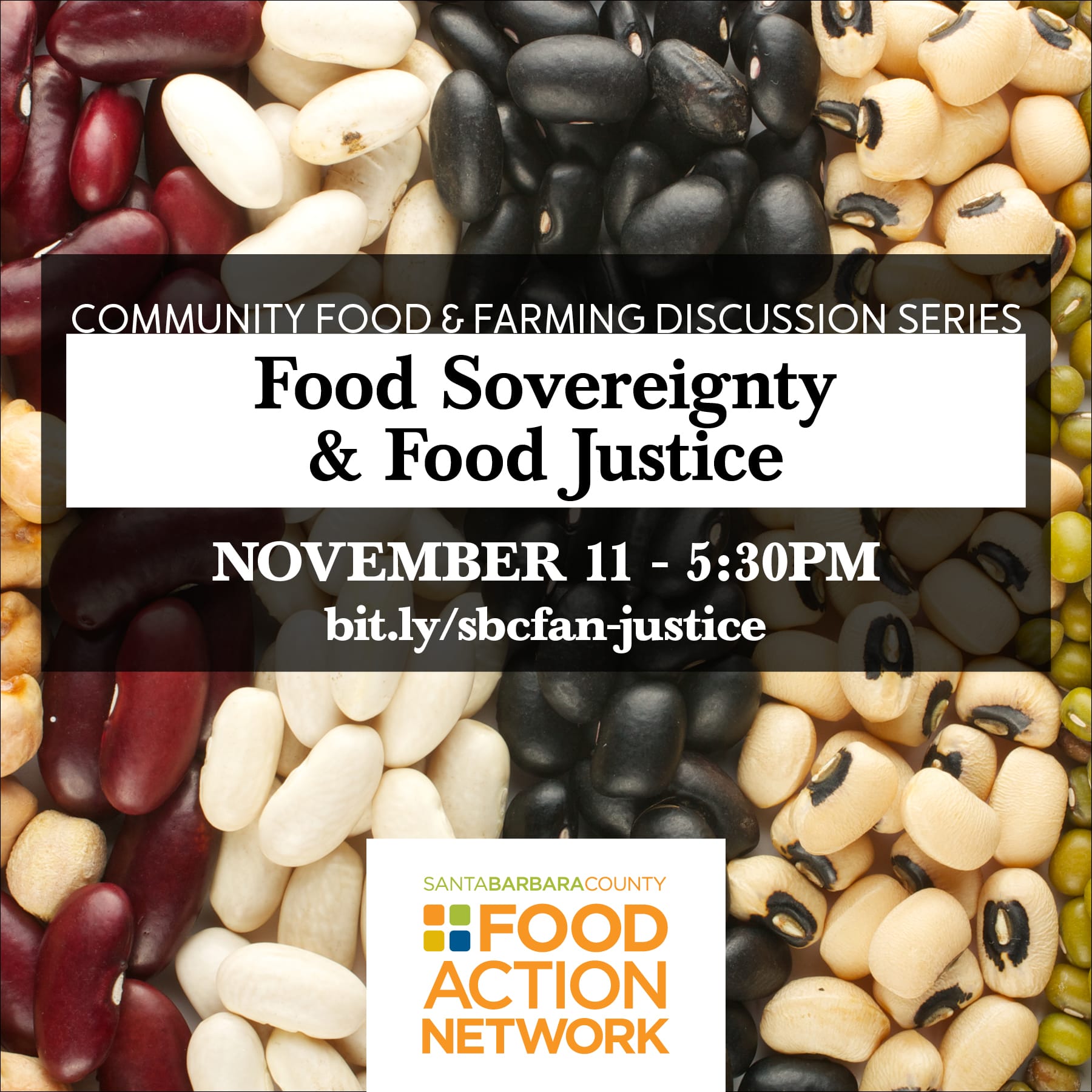 Community Food & Farming Discussion Series: Food Sovereignty & Food Justice